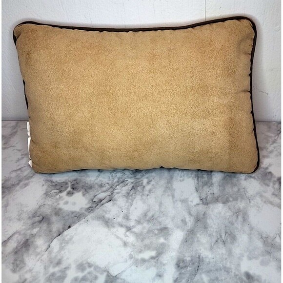 Pet Lovers Owners I LOVE MY YORKIE PILLOW  10.5" X 7"  BROWN By Paw Fect Gifts - Picture 2 of 2